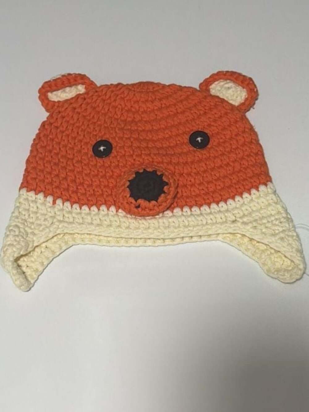 Bébé Oh la la Crochet Fox Earflap Beanie Hat